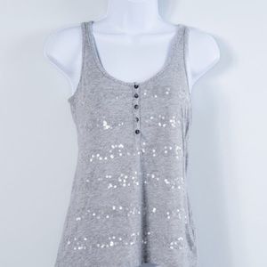 Sequin Gray Tank
